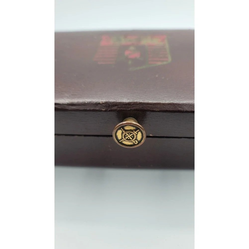 Vintage 1960's Lord‎ Buxton Men's Royal Crest Jewelry/Trinket  Box Large